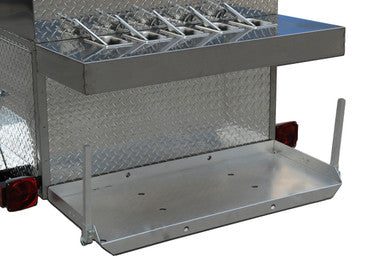 Real cooler rack close up